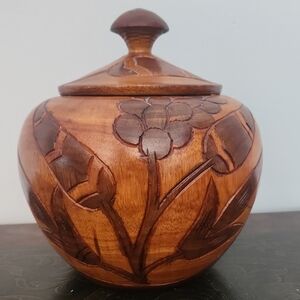 Wood Trinket Box. Mexico